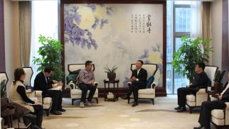  华彬集团副总裁朱东海一行到访头号玩家官网登录入口投资集团